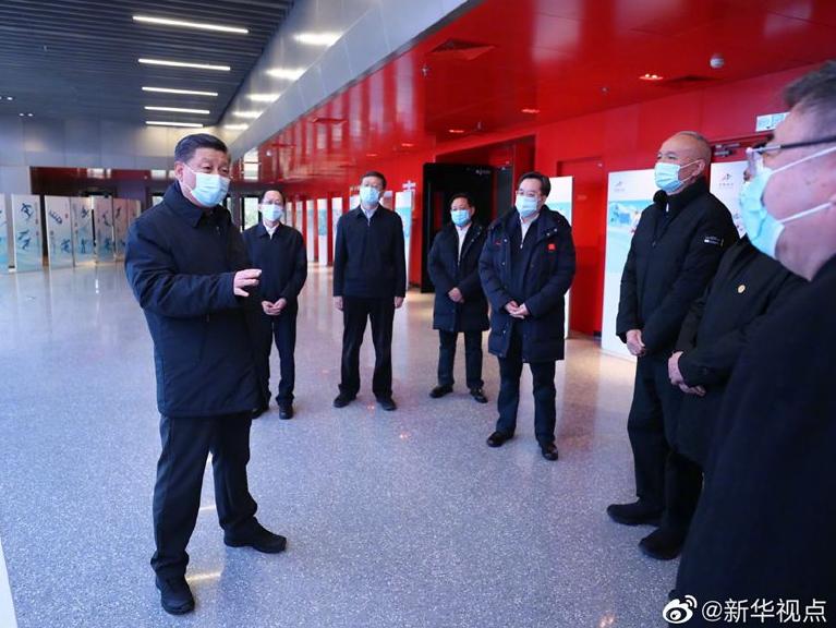 習近平考察北京冬奧會、冬殘奧會籌辦工作